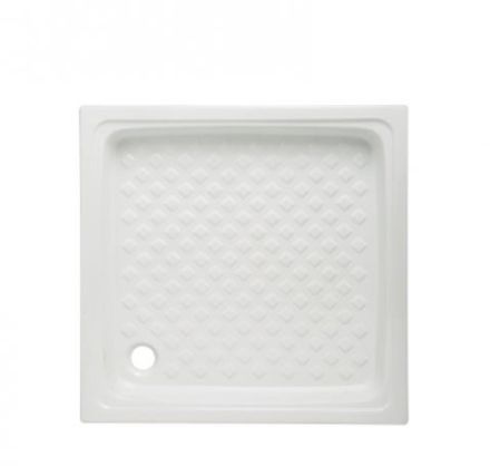 plato ducha ceramica blanca cuadrado